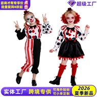 Halloween Circus cosplay Clown Costume Variety Clown costume Funny Funny Stage Costume