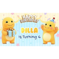 NAILONG banner NAILONG banner children's birthday banner background NAILONG custom children's birthd