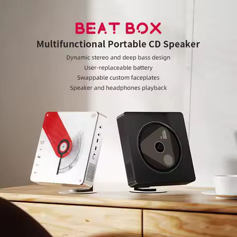 FIIO/Snowsky BEATBOX Portable CD Player with FM Radio, Bluetooth Speaker, USB Music Player, CD Rippe