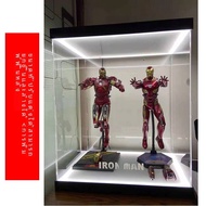 Ht Hottoys 1/6 Scale Avengers Iron Man Mk45 Mk50 Mk47 Universal อะคริลิคพร้อมแสง การ์ตูน อะนิเมะของส