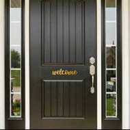 Main Door Welcome Sticker Outdoor Material is water and heat resistant