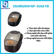 Zojirushi NP-ZU18-TD Rice Cooker With Capacity Of 1.8 Liters