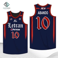 FREE CUSTOMIZE OF NAME AND NUMBER   NORTHZONE CJSL Letran Knights UAAP San Juan De Letran Full Subli