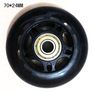 70 Skate Wheel PU Polyurethane Perfusion Wheel Rubber Wheel Silent Wheel Children Adult Wheel Skate 