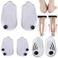 1 Pair Foot Care Tool O/X Type Legs Health Care Silicon Orthopedic Insoles Shoe Inserts Corrective Heel Insoles Heel Pad Shoes Accessories