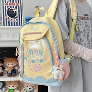 Kawaii Ita Backpack Japanese Style Ita Bag DIY Display Badges Transparent Shoulder Bag Large Capacit