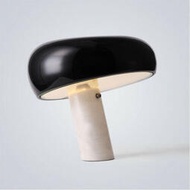 意大利flos史努比Snoopy現代簡約藝術客廳臥室床頭蘑菇大理石臺燈