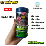 "Hoàn tiền đến 10%" THỨC ĂN CZ1 HỖ TRỢ CÁ LAN HÁN LÊN ĐẦU VÀ DÁNG THÁI LAN 100G