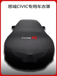 Waterproof Car Cover for Honda Civic FL5 FK2 FK8 EK9 S2000 FD2 Full Vehicle Wrap Protection Silk Pol
