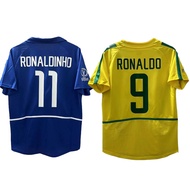 Top 2002 Brazil Retro Jersey home away Men's Sports shirt