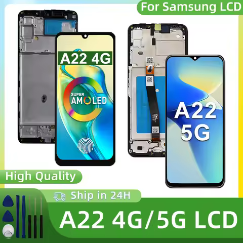OLED/TFT For Samsung Galaxy A22 4G LCD SM-A225F Display Touch Screen For Samsung A22 5G SM-A226B Dis