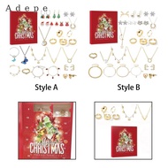 Adepe Jewelry Advent Calendar 24 Days Christmas Calendar DIY Craft Making Kits Beauty