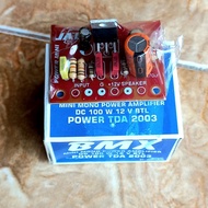 kit power amplifier mini mono dc 12v tda 2003 tda2003 100 watt btl