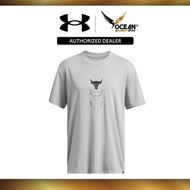 Under Armour Women Project Rock Heavyweight Campus T-Shirt - Mod Gray /Black 1386433-011