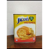 Jacobs Biskut Tin Besi Kosong, Jacob's Biscuit Empty Tin