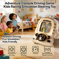 Racing Game Console Kids Toy Adventure Driving Simulation Steering Wheel Children's