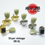 dryer tuning machine pegs puteran gitar kluson vintage 3R 3L les paul LP SG style