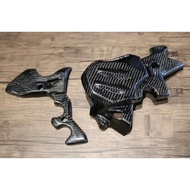 Frame Cover Set Kawasaki New Ninja 250 2018 Kabon Carbon Kevlar Import Premium