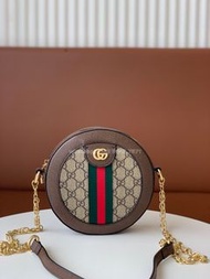 Gucci 550618新出的圓餅鏈條包 size18x18x4.5cm
