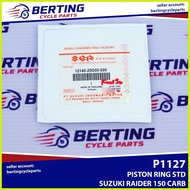 ✟ ◺ ☏ SGP PISTON RING STD Suzuki Raider 150 Carb Genuine 12140-25G00-000