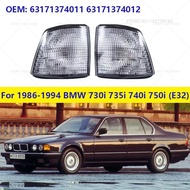 1 Pair Front Bumper Corner Light Turn Signal For 1988-1994 BMW 730i 735i 740i 750i (E32)    63171374