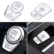 Car Engine Stop Start Central Handbrake P Auto H Button Decorative Cover Trim Fit For BMW 5 Series G