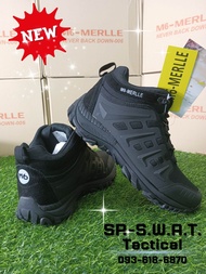 รองเท้า M6 รุ่น MERLLE รองเท้ายุทธวิธี รองเท้าใส่ปฏิบัติงาน ใส่ทำงาน สวย เท่ เบา กระชับเท้า นุ่มๆ