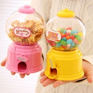 【Stock】Cute Mini Candy Gumball Dispenser Kids Toy Vending Machine Saving Coin Bank Educational Toy F
