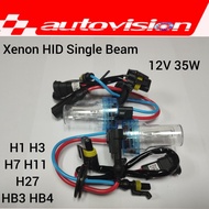 (2Pcs) Autovision Xenon HID Tuner Bulb H1 H7 H11 HB4 4300K/6000K