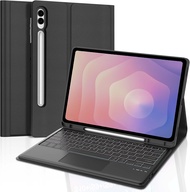 เคสหนังพร้อมแป้นพิมพ์แทร็คแพดสำหรับซัมซุงกาแล็กซีแท็บ S10 FE Plus 13.1ปี2025 Tab S10 Plus/Tab S9 FE 