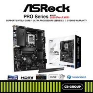 Asrock Z890 Pro-A WIFI DDR5 ATX Motherboard LGA 1851 (3Yrs ASRock Warranty)
