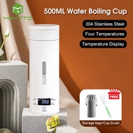 《314》MAYTTO Smart Boiling Water Cup Mini Portable Electric Kettle 500ml Water Boiling Vups for Trave