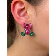 Korean Style Bear Drop Earrings Handmade
