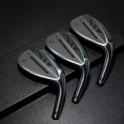 Tieyizhi Golf Tour Club Silver T5 Wedge S20C Soft Carbon Steel Club Head with Clear Texture and Enha