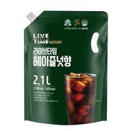 LIVE TIME LIZHEN Korean Americano & Hazelnut Ready-to-Drink Coffee, 230ml/2.1L