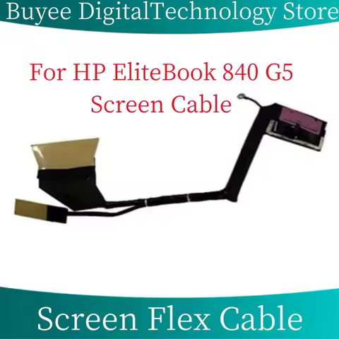 Laptop Original LCD LED Video Screen Cable For HP EliteBook 840 G5 FHD Non-Touch 30pin Screen Flex C