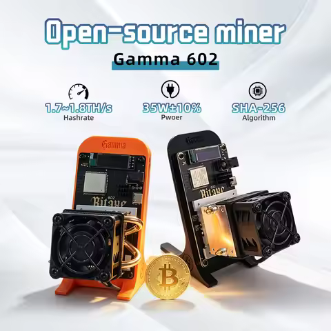 Gamma 602 Bitcoin Solo Mining Machine 1.7~1.8TH/s Open Source Lottery Miner Includes one Antminer BM