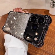 Luxury Shiny Glitter Phone Case For Realme 15 14 Pro Plus 14X  C75 C71 Note 70 70T 60 Clear Electrop