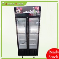 2 Door Display Chiller New Model/Two Door Showcase Chiller Large 750 Liter/Peti Sejuk Duo Pintu /Two