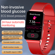นาฬิกาสุขภาพ EP08 Smart Watch Men ECG HR Blood Oxygen Temperature Fitness Trackers 1.57 Inch Women Bracelet Sports Smartwatch