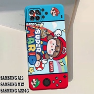 Soft Case Samsung A12 Samsung M12/ Samsung A22 4G Softcase Pro Camera Softcase Flexible - F75