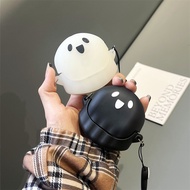 Case For Soundcore by Anker Liberty 4 NC Wireless Earbuds Silicone Cartoon Ghost Earbuds Charging Fo