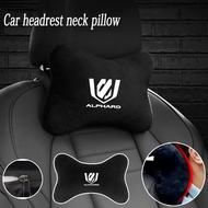 Toyota Alphard Car Seat Headrest Pillow Logo Creative Neck Pillow Seat Safety Pillow For Toyota Alph