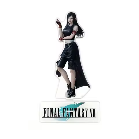 FF7 VII 7 Tifa Lockhart acrylic standee figurines desk decoration cake topper