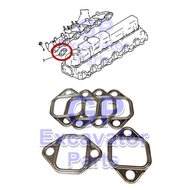 (6PCS X 1SET) SK200/SK200-3/SK07N2/K907-2/6D31 HYDRAULIC EXCAVATOR ENGINE EXHAUST MANIFOLD GASKET SE