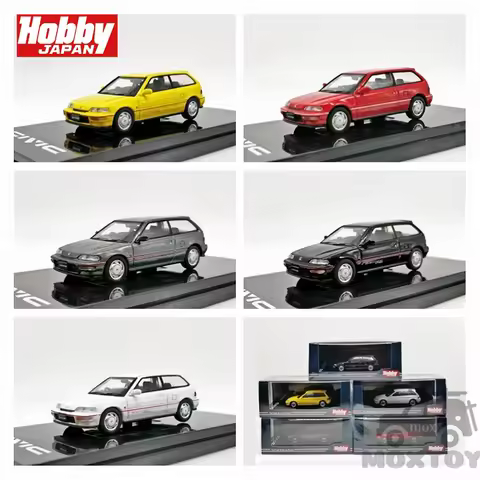 Hobby Japan 1:64 4th Gen Hatchback EF9 SiR II Diecast Model Car