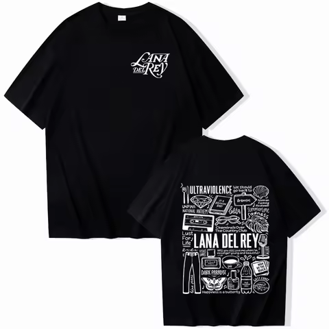 Lana Del Rey Shirt Lana Del Rey Music Shirt Lana Del Rey Merch Gift for Lana Del Rey Fan O-Neck Shor
