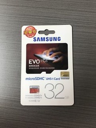 (少量現貨、可郵寄）三星 Samsung EVO Plus microSD 32GB microSDHC 記憶卡 80mb/s for 手機 / 平版電腦 / 運動相機 / CCD