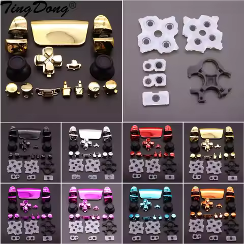 Replacement D-pad R1 L1 R2 L2 Trigger Buttons Share Options Button Set For PS5 2.0 V2 020 Controller