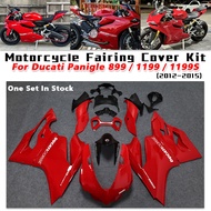 ชุดฝาครอบแต่งรถรถจักรยานยนต์สำหรับ Ducati Panigale 899 1199 1199 S 2012-2015พอดีกับ Ducati Panigale